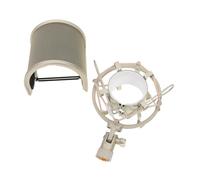 TOYANDONA Kit Filtre Anti-pop Microphone U-forme avec Support Amortisseur Antichoc Protection Vent et Isolation Sonore pour Micro Vocal Accessoires Studio de Microphone