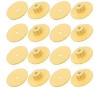 TOYANDONA Kit Fixation Perchoirs pour Cages à Oiseaux 10 Pièces Écrous et Rondelles M6 Jaune, Accessoires Compatibles Plateformes et Aires de Jeux, Fixation Robuste pour Pinsons