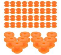 TOYANDONA Kit Pédagogique de 50 Poulies Plastique 62a Seule, Modèle D'engrenages Monter Soi-même, Roues de Distribution, Accessoires Mécaniques Éducatifs