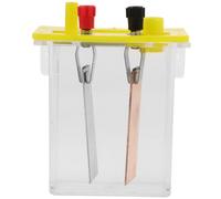 TOYANDONA Kit Physique Expérimentation Batterie Fruit DIY avec Boîte Sel et Plaques Métalliques pour École Collège Sciences Énergie Conversion