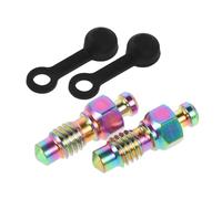TOYANDONA Kit Purge Frein et Haute Résistance Vis Purgeur et Bouchons Étanches pour Entretien Système Huile Compatible Durable et