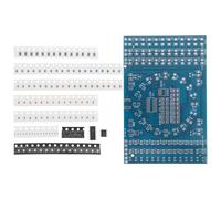 TOYANDONA Kit Soudure Electronique Ensemble de Composants Électroniques Pcb Bleu, 125 Composants pour Apprendre Soudure Électronique et Perfectionner Compétences