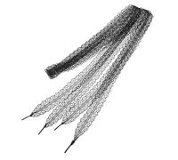 TOYANDONA Lacets Dentelle Noirs pour Femmes et Filles Lacets Plats Souples Style Ballet pour Baskets et Escarpins Accessoires de Remplacement Élégants
