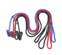 TOYANDONA Laisse de Dressage Chien Nylon Réglable Résistante Traction pour Promenade et Entraînement Rouge