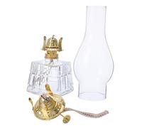 TOYANDONA Lampe à Huile Carrée Vintage Kérosène Lanterne Décorative Ancienne Lampe Antitempête Claire pour Usage Intérieur et Extérieur Éclairage Urgence Robuste et Artisanale