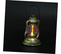 TOYANDONA Lampe à Pétrole Rétro Rechargeable Lampe Décorative Portative en Métal Or Lumière D’Ambiance pour Maison Et Fête sans Pile Ornement Vintage pour Intérieur Et Extérieur