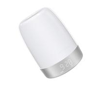 TOYANDONA Lampe de Chevet LED Tactile avec Fonction Réveil Programmée Lumière Ambiance Niveaux Simulateur Aube pour Chambre à Coucher