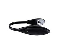 TOYANDONA Lampe De Lecture Led Noire Pince Réglable, Pupitre Lumineux Portable Flexible, Éclairage Rechargeable Faible Consommation Pour Partitions Et Concert (modèle 1e04