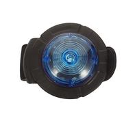 TOYANDONA Lampe de Sécurité Portable pour Promenade de Chiens Lampe Lumineuse pour Collier de Chiens Prévention de Perte Nocturne Bleu