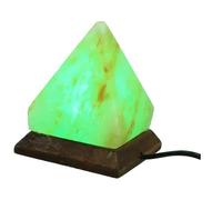 TOYANDONA Lampe Pyramide Sel USB Veilleuse Petite Nuit pour Chambre Salon Bureau Décor Méditation et Cadeau Élégant