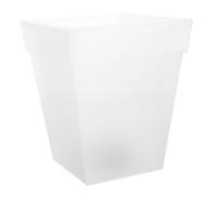 TOYANDONA Lampe Solaire Carrée pour Pot De Fleurs Luminaire Décoratif D'Extérieur Idéal pour Un Jardin Une Terrasse Un Sentier Une Pépinière Ou Un Jardin Lampe en Plastique