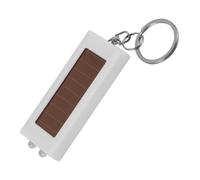 TOYANDONA Lampe Torche Solaire Mini Porte-clés LED Lampe Poche Puissante pour Camping Randonnée Plein Air Éclairage Pratique sans Batterie
