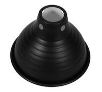 TOYANDONA Lampshade Isolant pour Lampe Chauffante Reptiles Réflecteur Optimisé pour Tortues Lézards et Serpents Consommation Énergie Noir Extérieur Blanc Intérieur