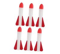 TOYANDONA Lance-Roquettes en Mousse À Commande Au Pied 6 Pièces Jouet Extérieur pour Enfants Garçons Filles Fusée À Lancer Jouet De Plein Air Créatif Et Accessoires De Recharges