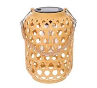 TOYANDONA Lanternes Solaires Tissées Vintage Étanches avec Poignée Éclairage Extérieur pour Jardin Patio Pelouse et Décoration Résistante Pluie