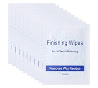 TOYANDONA Lingettes Après Épilation à la Cire 50 Pcs Tampons Nettoyants Imprégnés D’Huile Lingettes de Finition pour Enlever Résidus de Cire Utilisation Pratique pour Femmes Soin