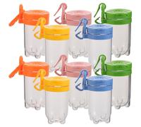 TOYANDONA Lot de 10 boîtes d'observation Transparentes avec Couvercle à Rabat - Conteneurs Portables pour spécimens, Exploration Scientifique et découverte de la Nature