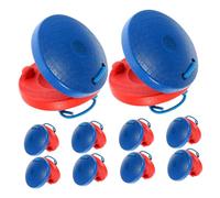 TOYANDONA Lot de 10 Castagnettes À Doigts pour Enfants : Instruments De Musique en Bois pour Tout-Petits, Jouets Éducatifs pour Le Rythme, Outils d'apprentissage De La Musique Orff pour