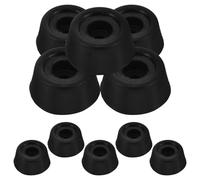 TOYANDONA Lot de 10 Embouts de Queue de Billard en Caoutchouc Protection Antidérapante pour Extrémité de Queue Butée Caoutchouc Stabilisateur pour Jeu de Billard Accessoire Solide et