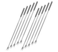 TOYANDONA Lot de 10 Fourchettes Multifonctions pour Fruits de Mer en Acier Inoxydable Argenté Pique à Noix et Fourchette à Homard Outil Pratique pour Déguster Crabes Huîtres et Noix