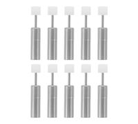 TOYANDONA Lot de 10 pistons hydrauliques pour poubelle, amortisseurs de fermeture douce pour couvercle, mécanisme de fermeture ralentie pour couvercle de poubelle en acier, butée de silencieuse