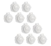 TOYANDONA Lot de 10 Protections Boutons de Lave-linge en Plastique, Verrous de Sécurité Anti-pression pour Interrupteurs, Cache-bouton Sécuritaire pour Appareils Électroménagers,