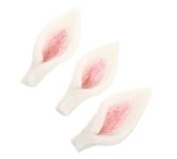 TOYANDONA Lot de 10 Set de Oreilles de Lapin en Feutrine Blanche Décorations DIY pour Fête de Pâques Accessoires Artisanaux pour Chapeaux Vêtements et Paquet Ornements Légers et Faciles