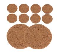 TOYANDONA Lot de 10 Tapis De Fleurs en Soie Marron pour Poulailler Nids pour Poules Perruches Accessoires pour Cages À Perruches Fournitures pour Pigeons Lit pour Perruches