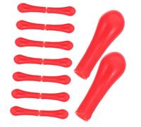 TOYANDONA Lot de 100 Têtes De Compte-Gouttes Expérimentales en Latex pour Laboratoire Capuchons pour Poires Compte-Gouttes Projets Pédagogiques Capuchons D'Aspiration pour Pipettes