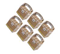 TOYANDONA Lot de 12 Boîtes Pirates en Papier Bois Léger 7x11x7 Cm Coffrets Friandises Fête Vintage Rangement Présents Anniversaire Garçon et Filles