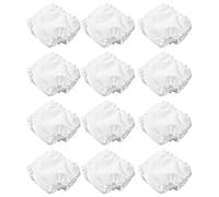 TOYANDONA Lot de 12 Couches Blanches pour poupée de 25,4 cm et Autres poupées similaires. Couches réutilisables