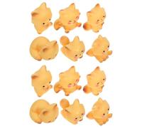 TOYANDONA Lot de 12 Figurines Renard Miniature en Résine, Petites Décorations Mignonnes, Couleurs Variées, pour Terrarium, Micro-Jardin Féérique et Décoration Intérieure, Accessoires Maison et Bureau