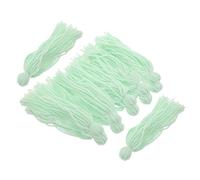 TOYANDONA Lot de 12 Nids Flottants pour Aquarium en Éponge de Ponte, Herbe de Reproduction Flottante en Plastique Vert D’Eau, Abri Décoratif pour Élevage de Crevettes et Reproduction