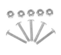 TOYANDONA Lot de 12 Pièces De Baby-Foot Écrous Et Vis en Métal Accessoires De Jeu Construction Solide Installation Facile Joueurs pour Tables De Baby-Foot Matériel De Compétition