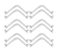 TOYANDONA Lot de 12 Pinces en V en Acier Inoxydable 73 MM Doubles Broches pour Accessoires de Piscine Clips de Fixation Robustes pour Brosses Aspirateurs et Épuisettes Compatibles Spa