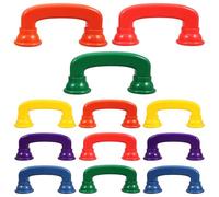 TOYANDONA Lot de 12 Téléphones Chuchoteurs en Plastique ABS Éducatif pour Tout-Petits Coloris 6 Couleurs Jeu D’Éveil Auditif Léger et Compact pour Salle de Classe et Apprentissage