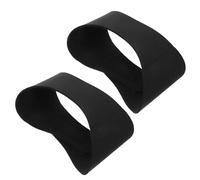 TOYANDONA Lot de 2 Bandeaux de Natation Étanches 53X9 CM en Tissu Élastique Noir Protège-Oreilles Confortables et Polyvalents pour Piscine Yoga Bandeaux Réutilisables et Résistants à