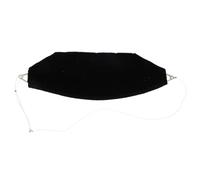 TOYANDONA Lot de 2 Bandeaux Élastiques Ajustables en Velours Noir pour Perruques Bande de Maintien Antidérapante pour Plaquer les Bords Accessoires Confortables pour Usage Quotidien et