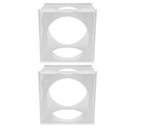 TOYANDONA Lot de 2 Boîtes à Ballons de Mesure en Plastique 11 Trous, Gabarit de Dimensionnement Précis pour Ballons de Fête et Sphères, Outil Professionnel Portable pour Décoration Maison