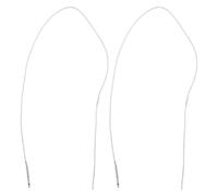 TOYANDONA Lot de 2 Capteurs Micro Guitare Folk en Métal avec Prise Jack 2,5 Mm - Accessoire Guitare Acoustique Solide, Pièce de Rechange pour Home Studio et Performances Live