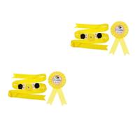 TOYANDONA Lot de 2 Ceintures de Maternité pour Fête Prénatale Corsage pour Futur Papa Accessoire de Fête de Révélation Du Ceinture Ventrale pour Future Maman 2 Pièces