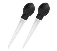 TOYANDONA Lot De 2 Compte-Gouttes pour Pots De Fleurs, Absorbants d'eau pour Jardinières, Grand Format Noir, Pipette D'arrosage Portable pour Éliminer L'excès d'eau Et Entretenir Les Plantes en Pot