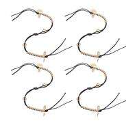 TOYANDONA Lot de 2 Compteurs de Prière en Laiton pour Perles de Bouddha, Compacts et Portables, Outil de Comptage Manuel pour Chants et Contemplation, Accessoires DIY pour Fabrication de
