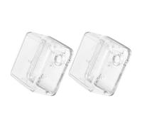 TOYANDONA Lot de 2 Coques Transparentes en Plastique pour Remontoir de Boîte à Musique à 8 Tons Étui Vide Compatible Mécanisme Standard Protection Anti-Poussière et Rangement DIY pour