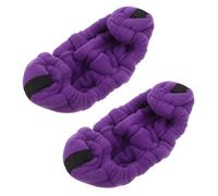 TOYANDONA Lot de 2 Couvre-Lames Élastiques Violets pour Patins Artistiques et Hockey sur Glace, Protection Anti-Corrosion 24,4 X 14 Cm, Accessoires Légers et Ajustables pour Garçon et