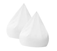 TOYANDONA Lot de 2 Doublures Intérieures pour Pouf Paresseux sans Rembourrage, Taille Moyenne 80x90 Cm, Tissu Mesh Respirant, Housse Intérieure Solide pour Canapé Pouf D'intérieur,