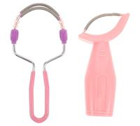 TOYANDONA Lot de 2 Épilateurs Faciaux à Ressort pour Femme Appareil d'Épilation Manuel Compact et Portable Épilateur Visage Précis pour Lèvres Absorption Transpiration Outil d'Épilation