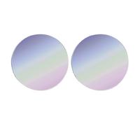 TOYANDONA Lot de 2 Étuis à Poudre Ultra-Minces 3G Miroir et Houppette Élastique Récipient pour Poudre de Maquillage Portable Transparent Boîte de Vide pour Femme Coffret Maquillage Pratique