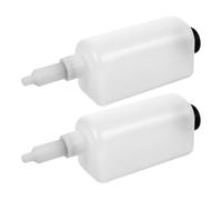 TOYANDONA Lot de 2 Fلاونس Pompe Distributeur de Savonnette Mural 350 ML Plastique Solide Accessoires pour Distributeur de Liquide Vaisselle pour Évier Cuisine Compatible Savonnette Salle