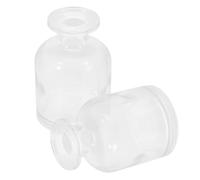 TOYANDONA Lot de 2 Flacons Diffuseurs en Verre Transparent 100 ML pour Huiles Essentielles, Flacons D’aromathérapie Cylindriques sans Flamme, Diffuseur Parfum D’Ambiance pour Maison, Bureau